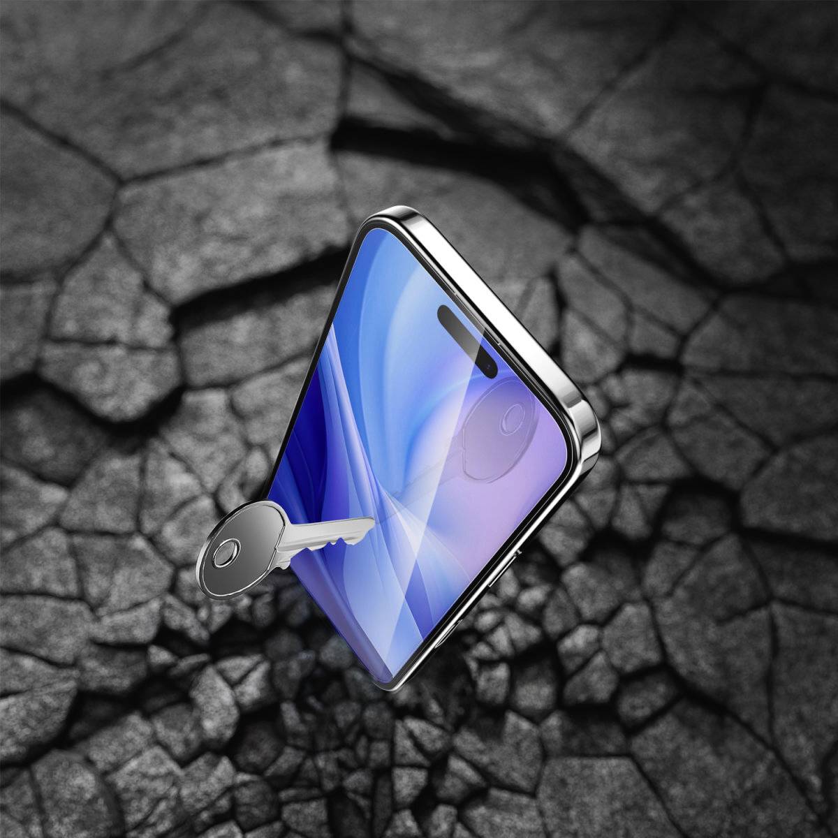 4Smarts Second Glass Displayschutzglas Apple iPhone 16 Pro Max 1 St. Anti-Fingerprint, kratzfest 541202