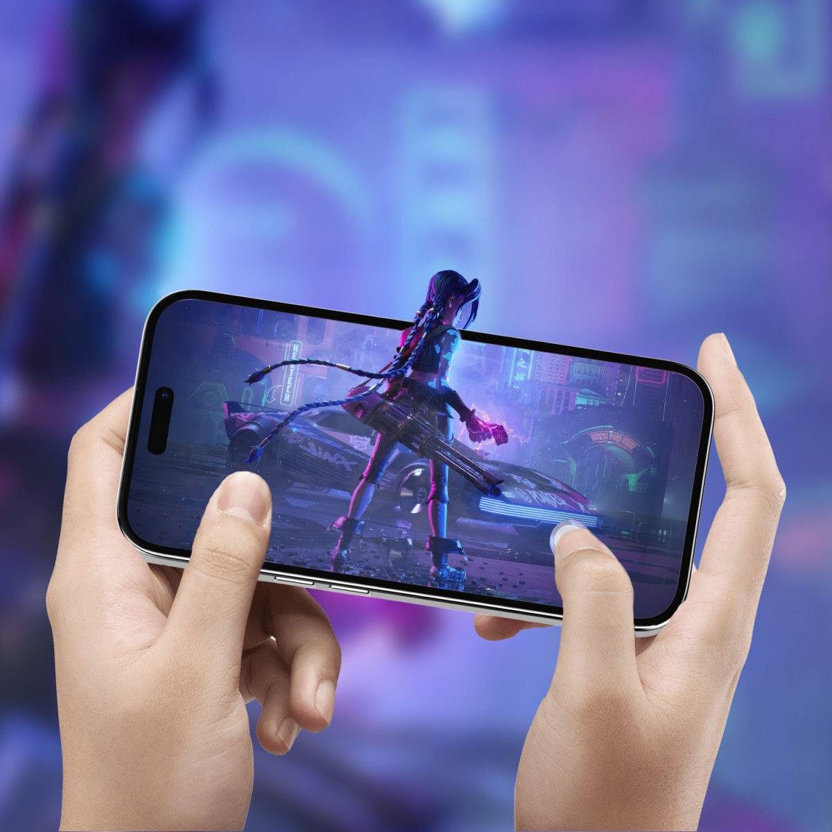 4Smarts Second Glass Displayschutzglas Apple iPhone 16 Pro Max 1 St. Anti-Fingerprint, kratzfest 541202