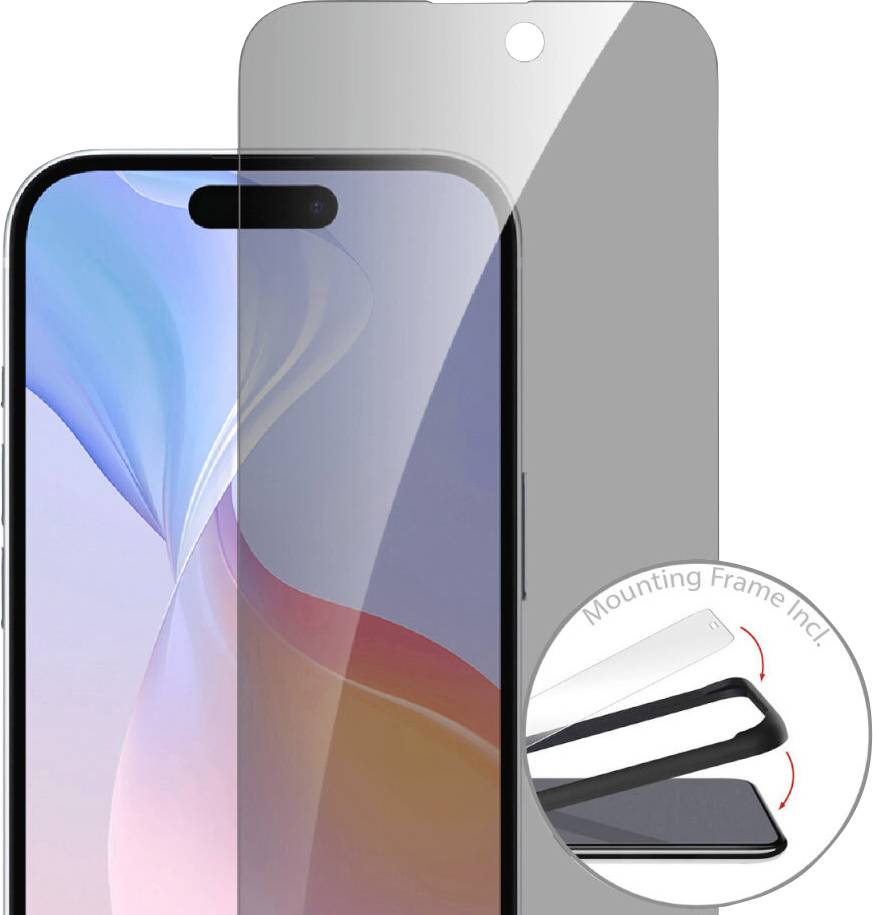 4Smarts Second Glass Privacy Displayschutzglas Apple iPhone 16 1 St. Anti-Fingerprint, kratzfest 541197