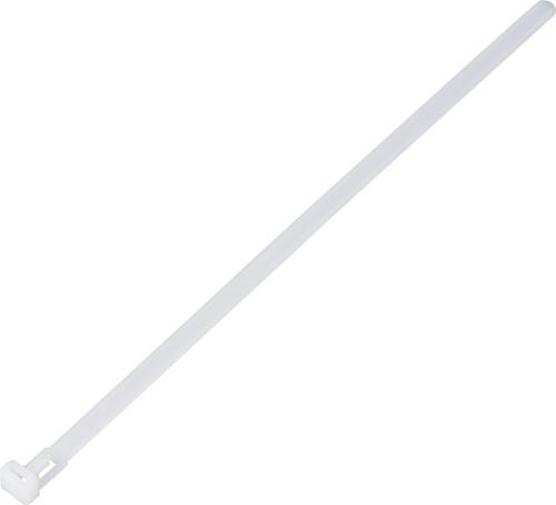 TRU COMPONENTS TC-13340644 TC-RC-250-7.6-N Kabelbinder 250mm 7.6mm Natur Lösbar, chemische Beständigkeit 100St.