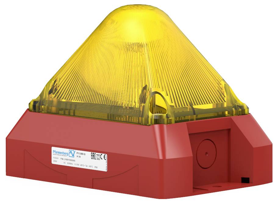 Pfannenberg Blitzleuchte PY X-M-05 10-57V DC YE RAL3000 21550813000 60 V/DC