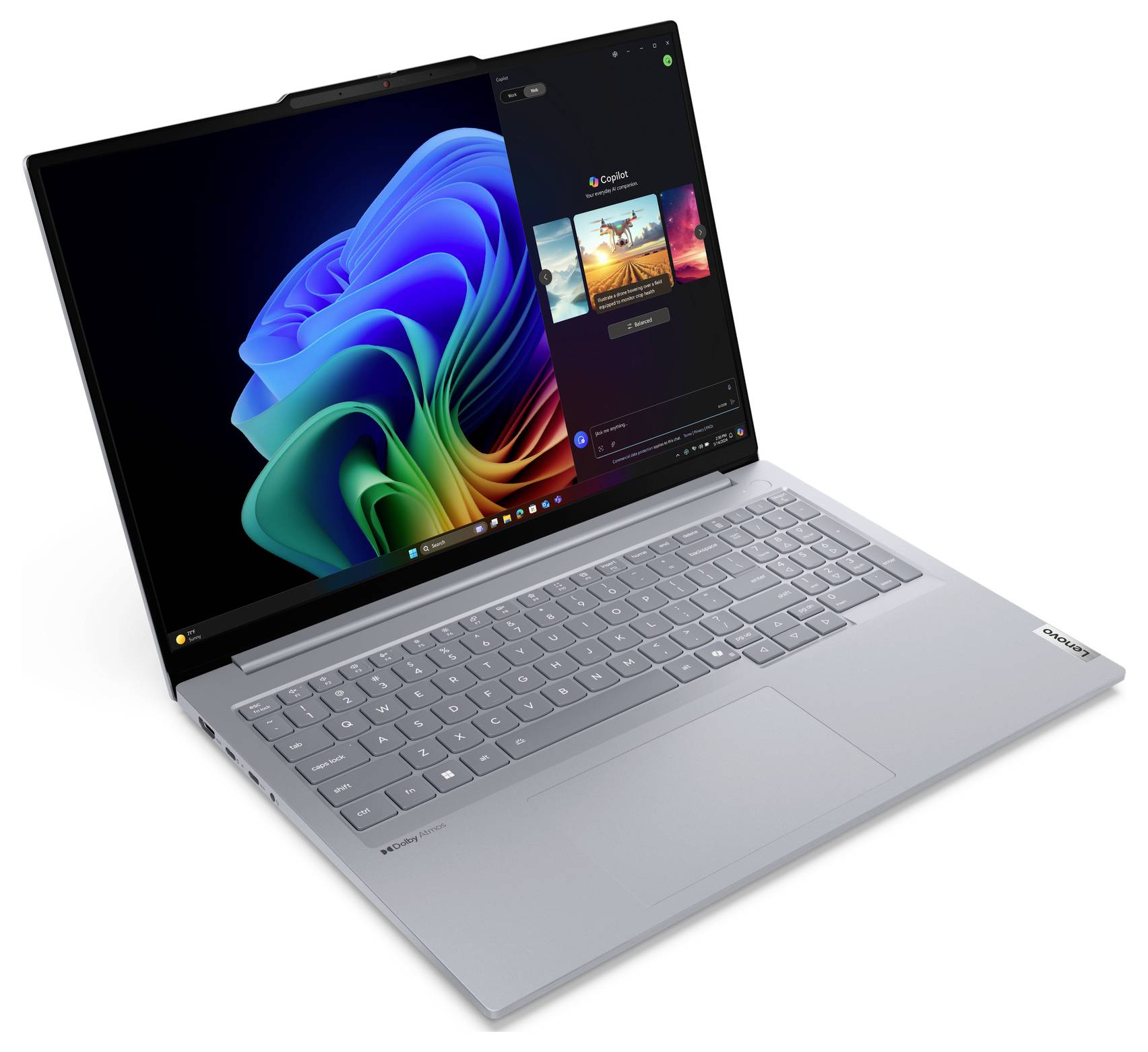 Lenovo Notebook ThinkBook 16 G7 Snapdragon X TS 40.6 cm (16 Zoll) WUXGA Qualcomm® Snapdragon X1P-42-100 16 GB RAM 512 GB SSD Deutsch, QWERTZ