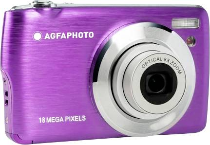 AgfaPhoto Realishot DC8200 purple Digitalkamera 18 Megapixel Opt. Zoom: 8 x Violett inkl. Akku, inkl. Tasche