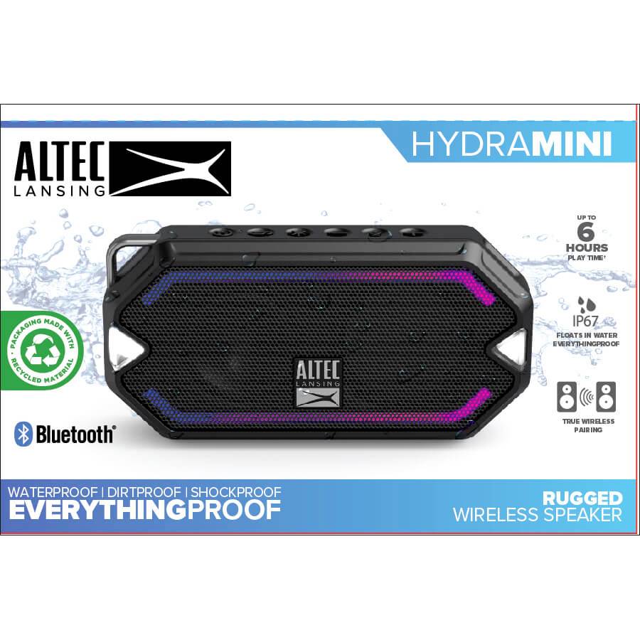 Altec Lansing HydraMini Bluetooth® Lautsprecher Outdoor, wasserdicht