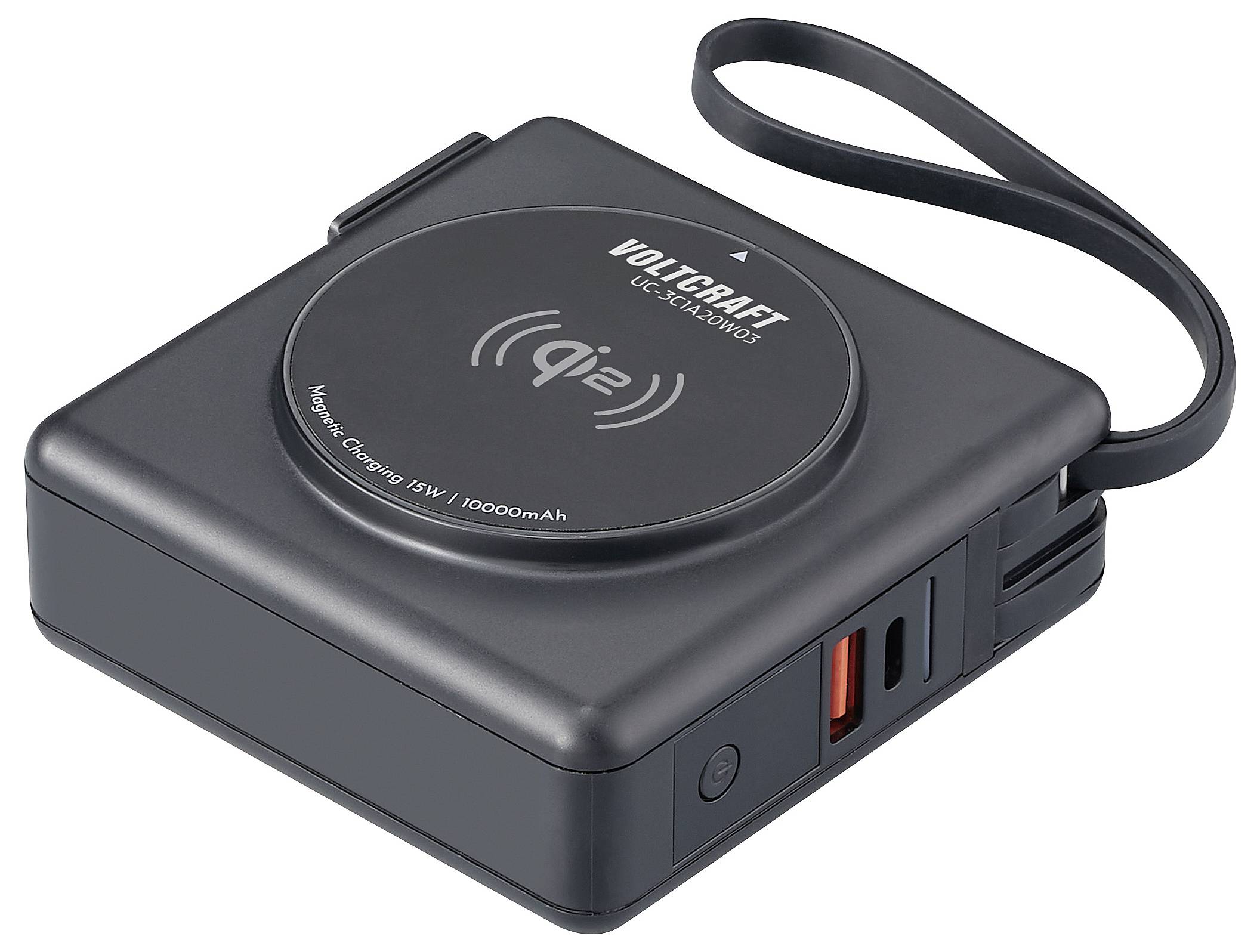 VOLTCRAFT UC-3C1A20W03 Reiseladeadapter 20W 1x USB-A, 3x USB-C® Fast Charge, USB PD Schwarz Innenbereich Wireless Charger