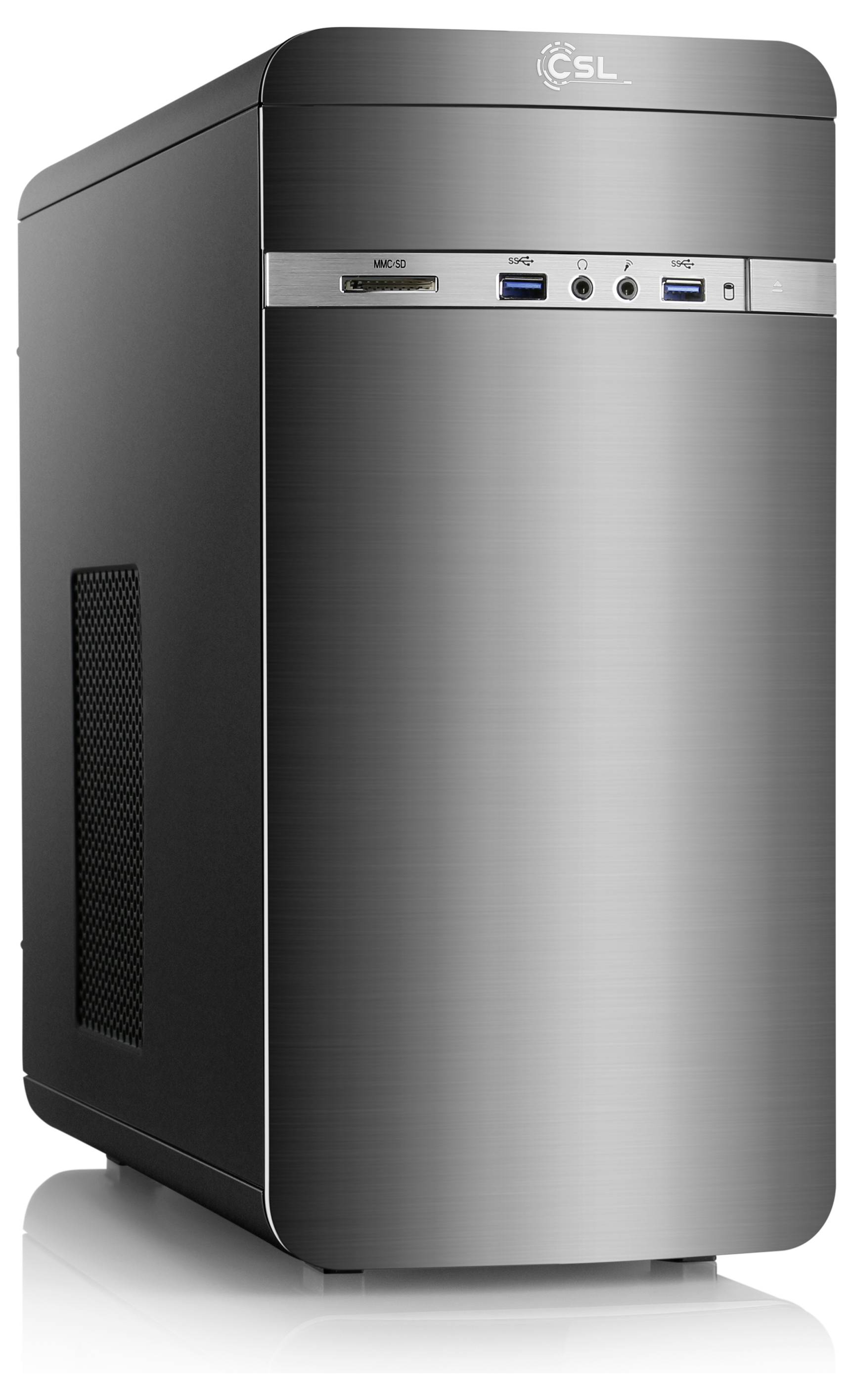 CSL Computer Desktop PC M11040H Intel® Core™ i5 12400 4.4GHz 16GB RAM 500GB SSD Intel Core™ Onboard Graphics 92057