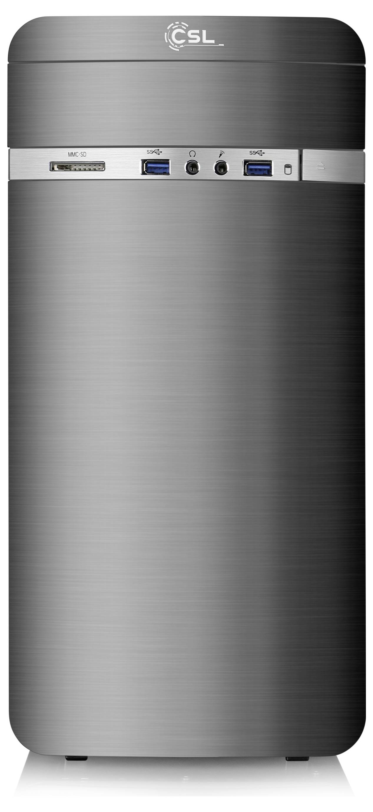 CSL Computer Desktop PC M11040H Intel® Core™ i5 12400 4.4GHz 16GB RAM 500GB SSD Intel Core™ Onboard Graphics 92057