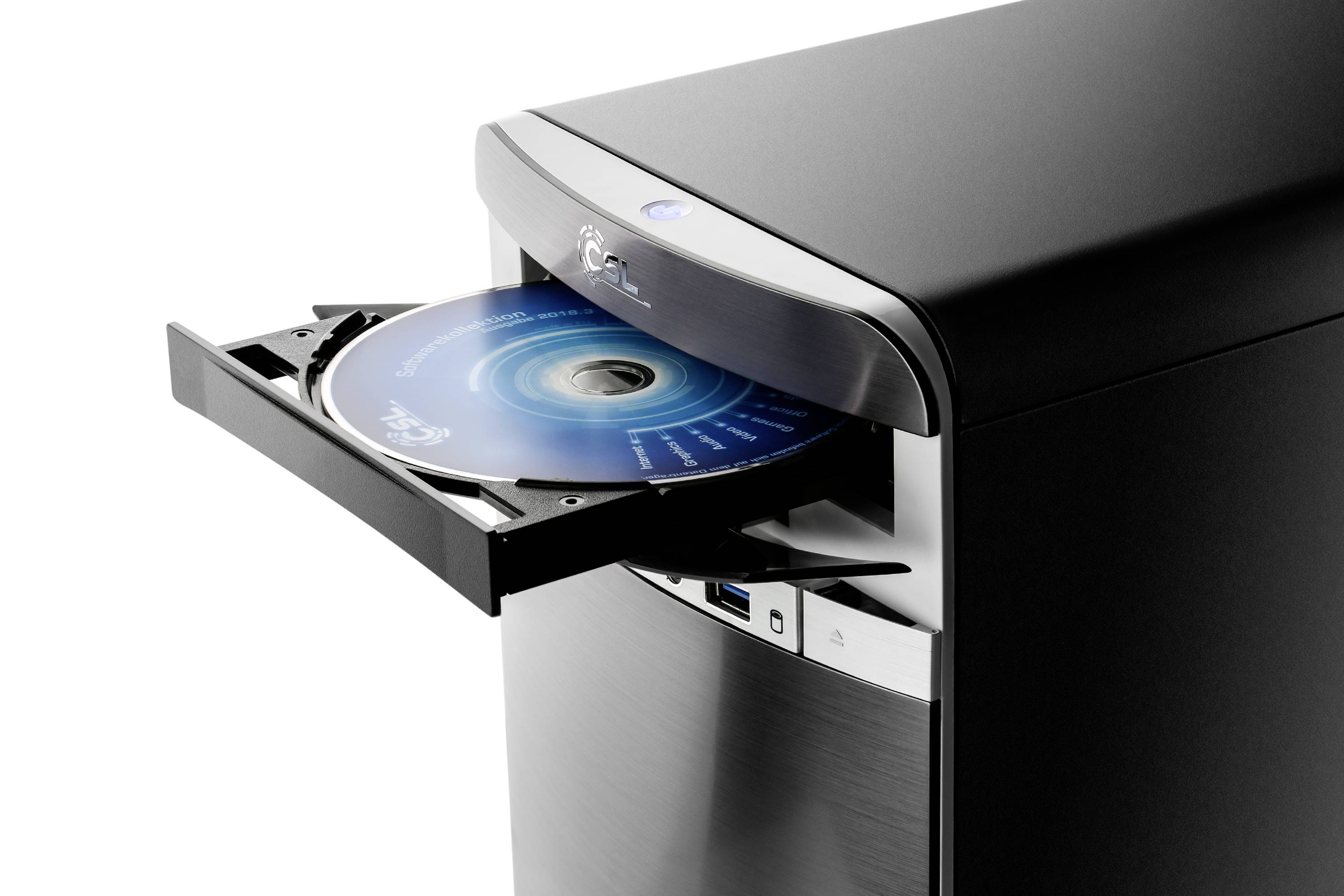 CSL Computer Desktop PC M11060H AMD Ryzen 5 8600G 5.0GHz 16GB RAM 1000GB SSD AMD Radeon™ Onboard Graphics 92061