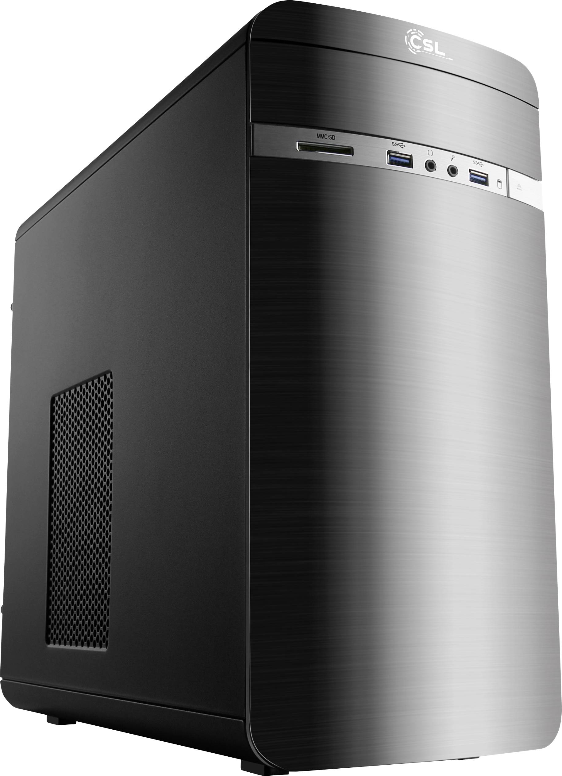 CSL Computer Desktop PC M11060H AMD Ryzen 5 8600G 5.0GHz 16GB RAM 1000GB SSD AMD Radeon™ Onboard Graphics 92061