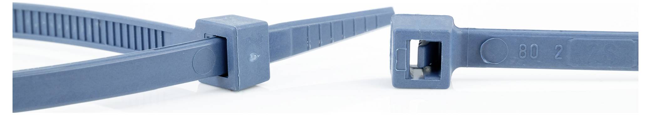 WKK 15084671 Kabelbinder 150 mm 3.60 mm Blau Detektierbar 100 St.