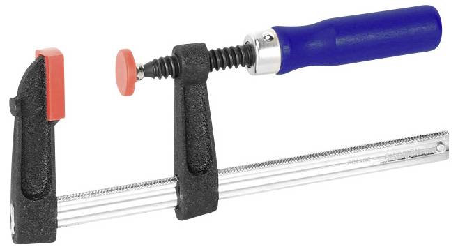 WorkPro Schraubzwinge 50 x 150mm WP232025 Produktabmessung, Länge: 150mm