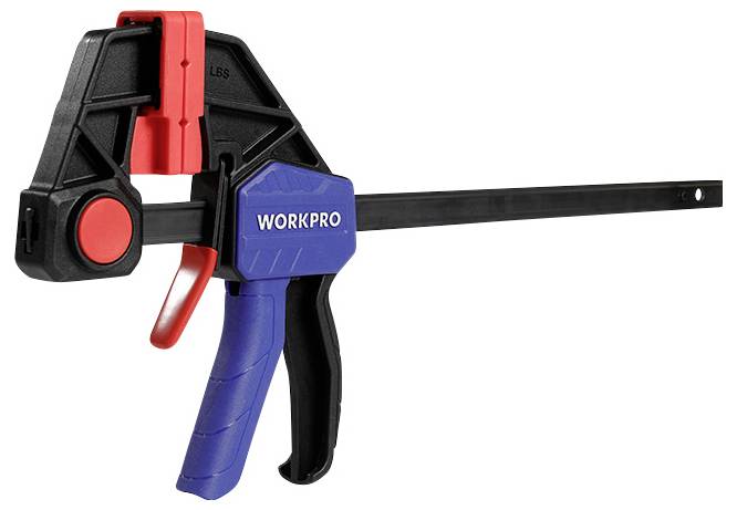 WorkPro Einhandzwinge Heavy Duty 300 mm WP232040 Produktabmessung, Länge: 300 mm