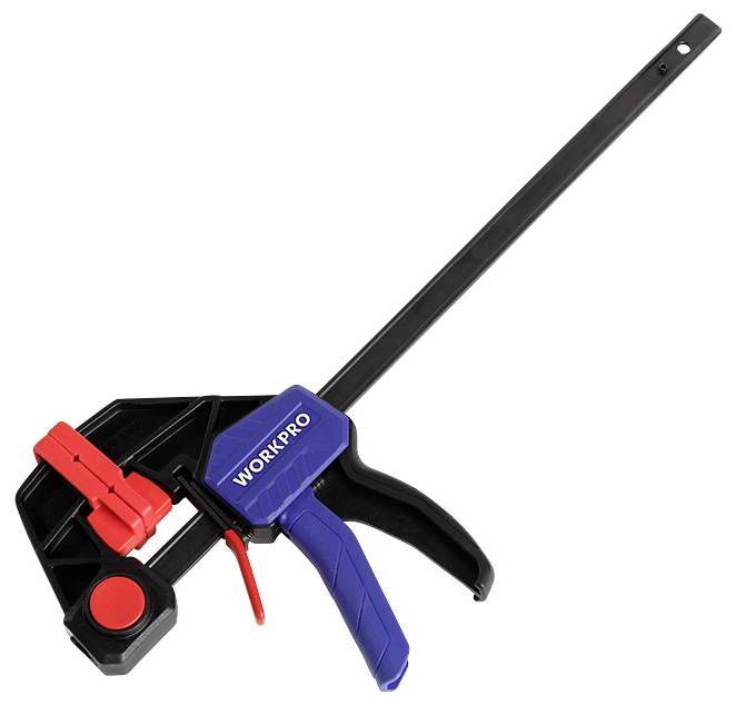 WorkPro Einhandzwinge Heavy Duty 300 mm WP232040 Produktabmessung, Länge: 300 mm