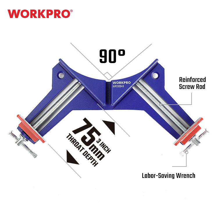 WorkPro Eckspanner WP232043 Spann-Weite (max.):75mm