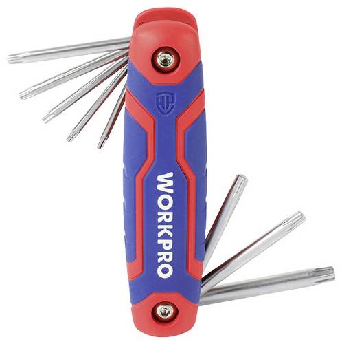 WorkPro TX Winkelschraubendreher-Set T 9, T 10, T 15, T 20, T 25, T 27, T 30, T 40