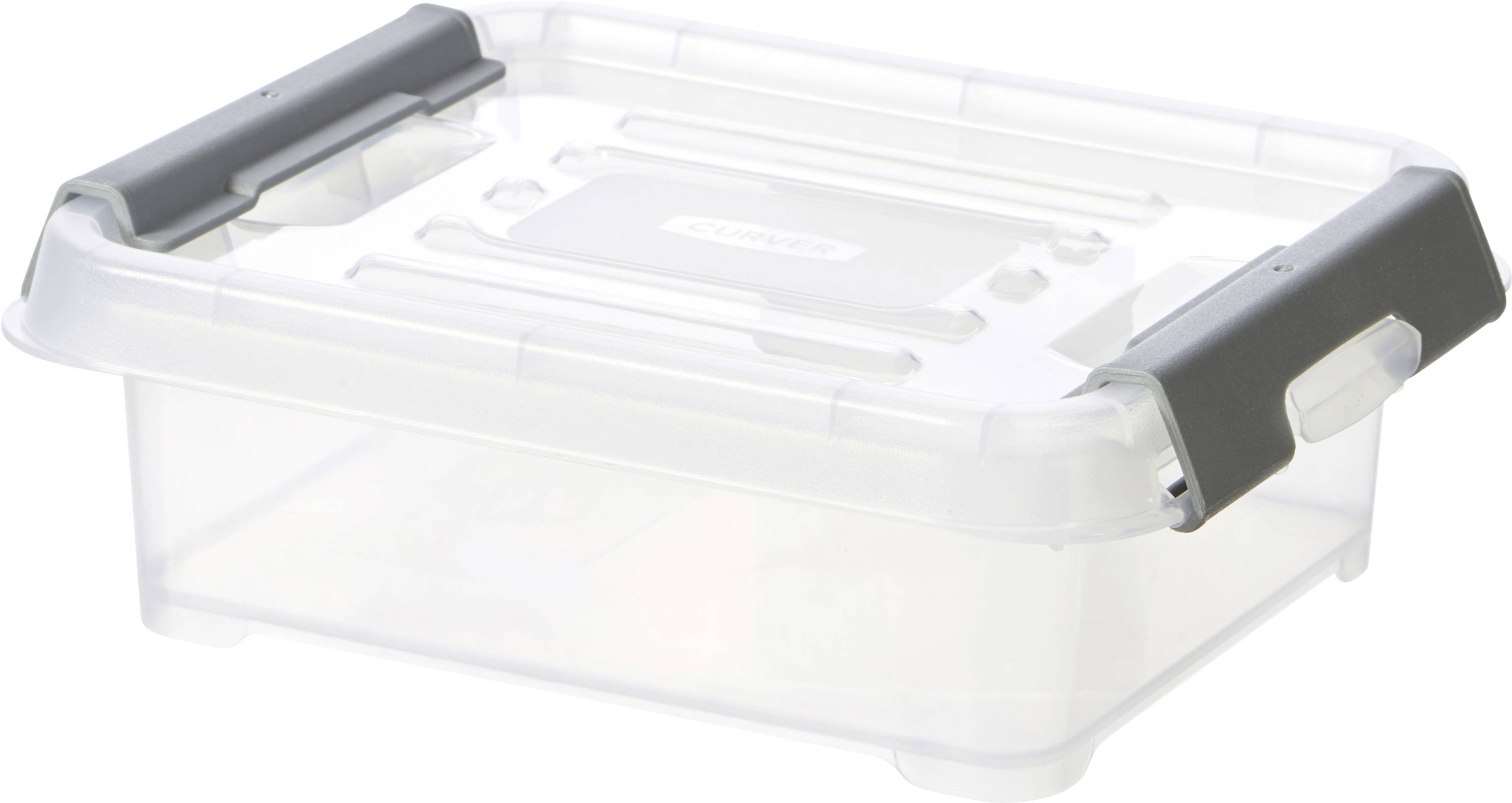 Curver 248160 Aufbewahrungsbox HANDY stapelbar (L x B x H) 215 x 170 x 71mm Transparent 1St.