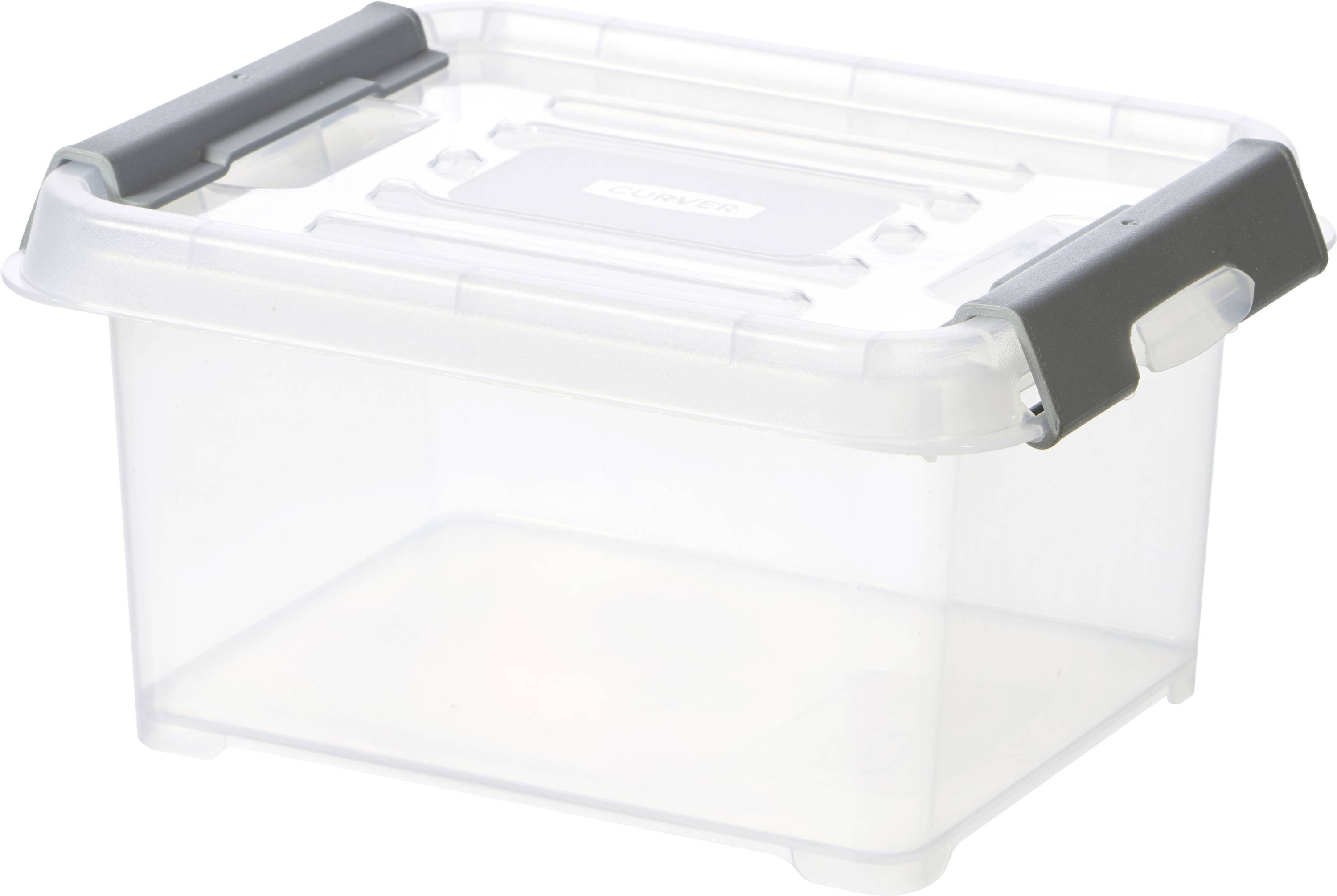 Curver 248389 Aufbewahrungsbox HANDY stapelbar (L x B x H) 215 x 170 x 100 mm Transparent 1 St.