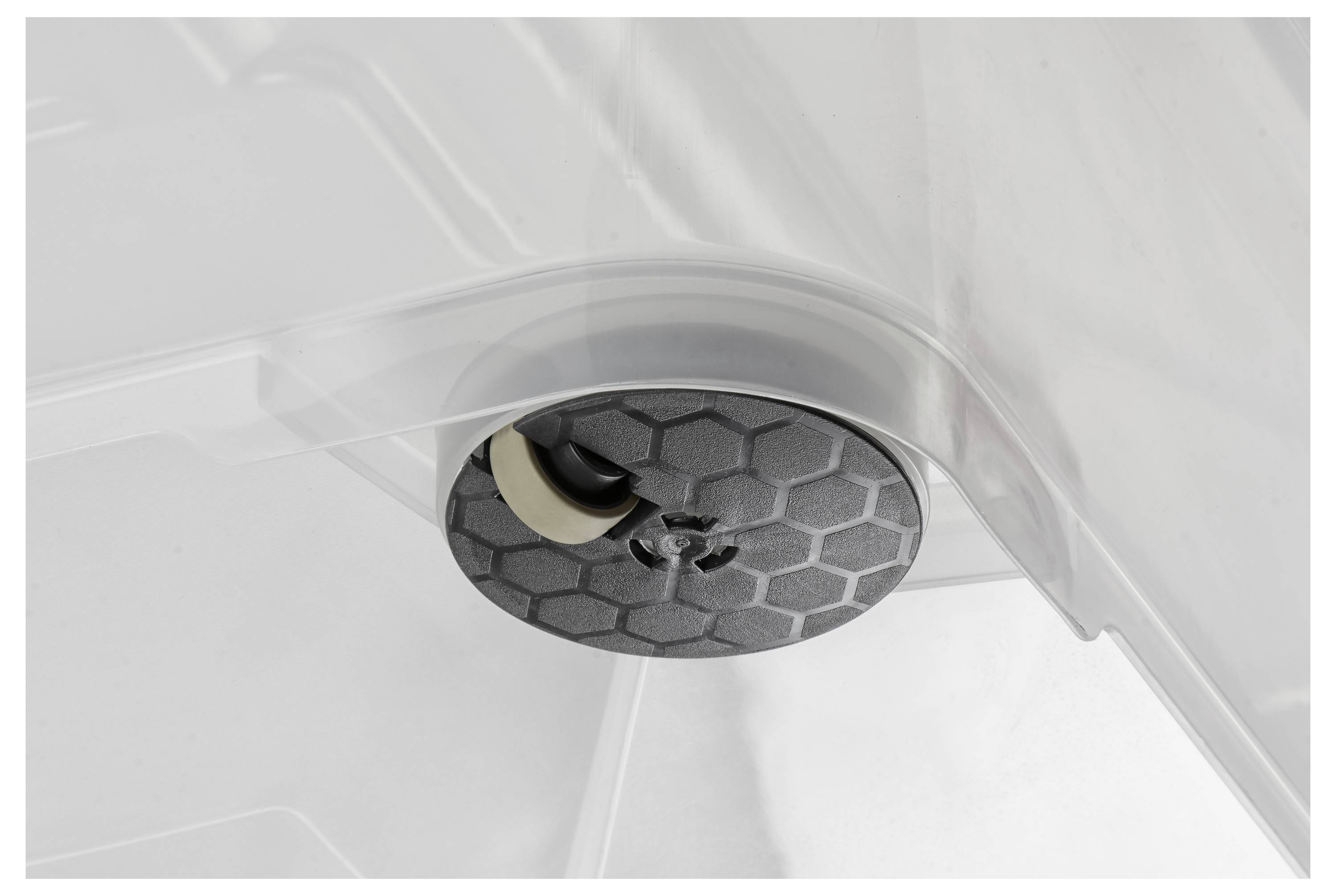 Curver 243857 Aufbewahrungsbox HANDY stapelbar (L x B x H) 800 x 500 x 390mm Transparent, Silber 1St.