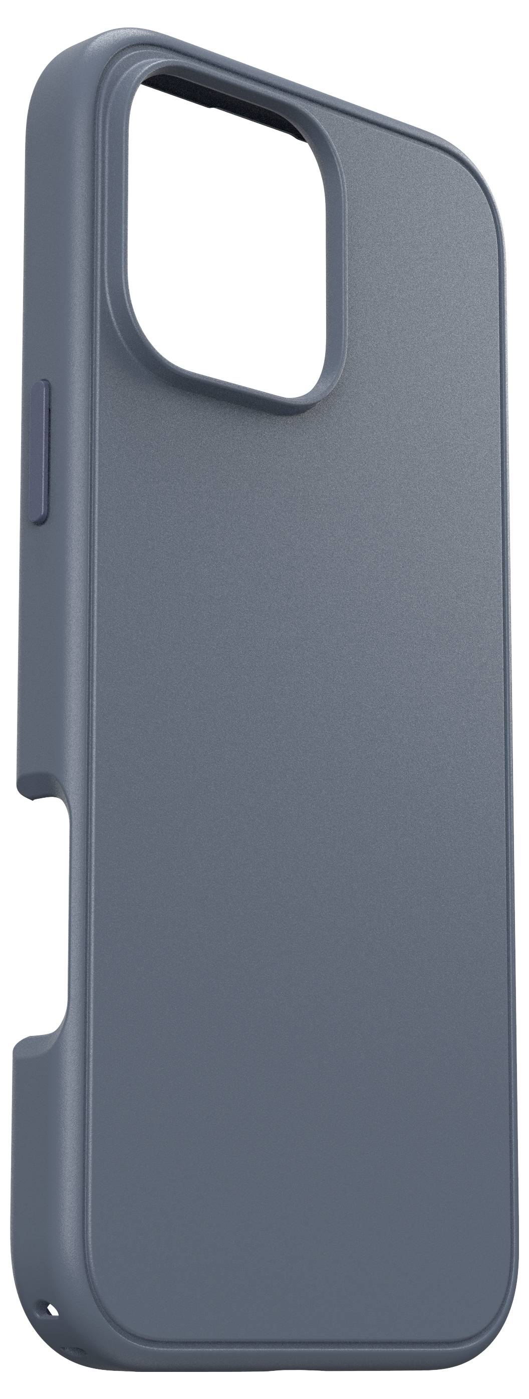 Eine graue Smartphonehülle mit Aussparung für die Kamera.