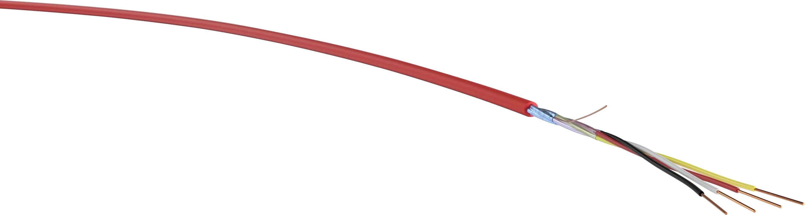 VER JHSTH 2x2x0,8rt Eca T500 Datenkabel JHSTH 2 x 2 x 0.8mm² Rot 500m