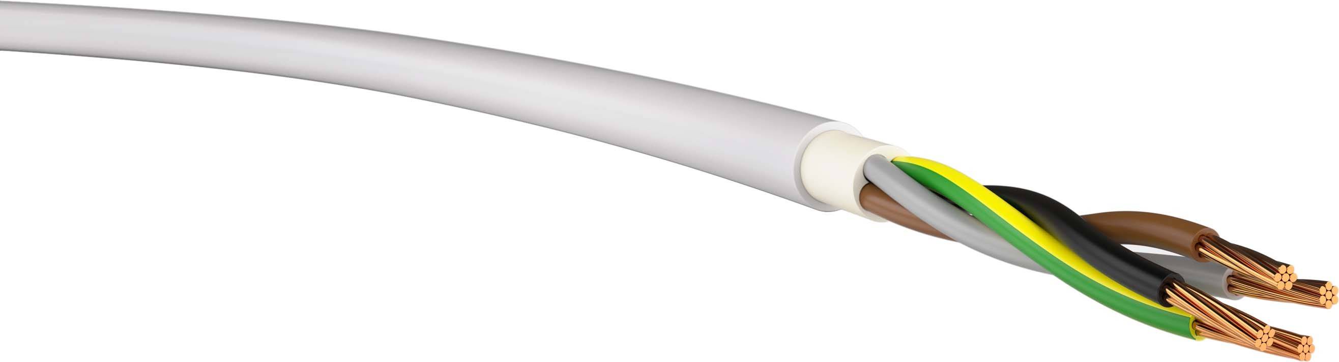 VER NYM-J 4x 4 Eca Ri.50 Energieleitung NYM-J 4 x 4mm² Grau 50m