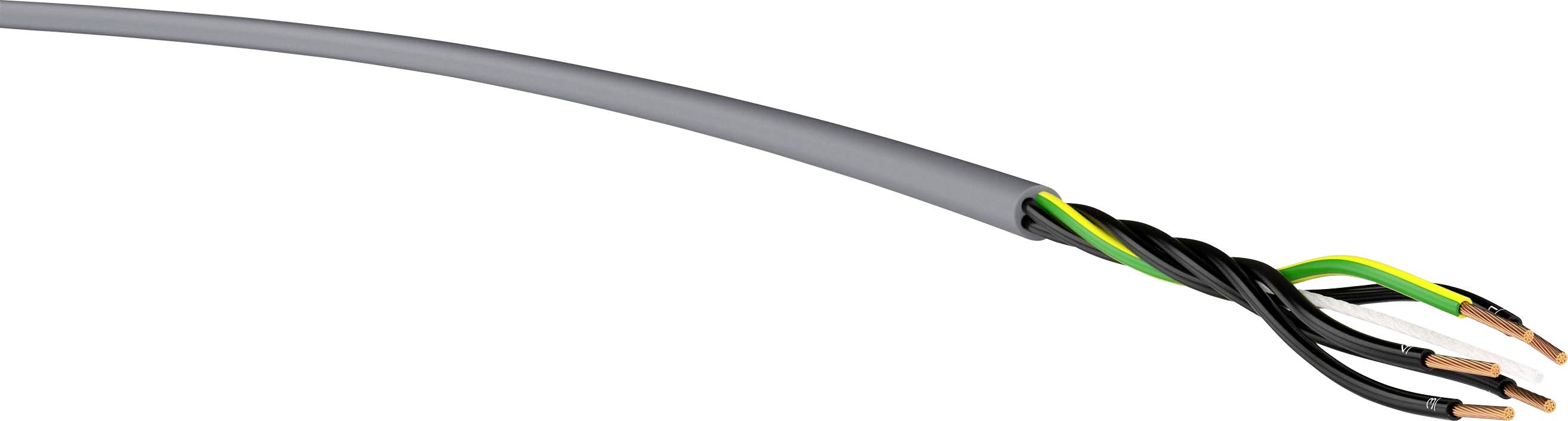 VER YSLY-JZ 5x 1,5 Tr.500 Energieleitung YSLY-JZ 5 x 1.50mm² Grau 500m