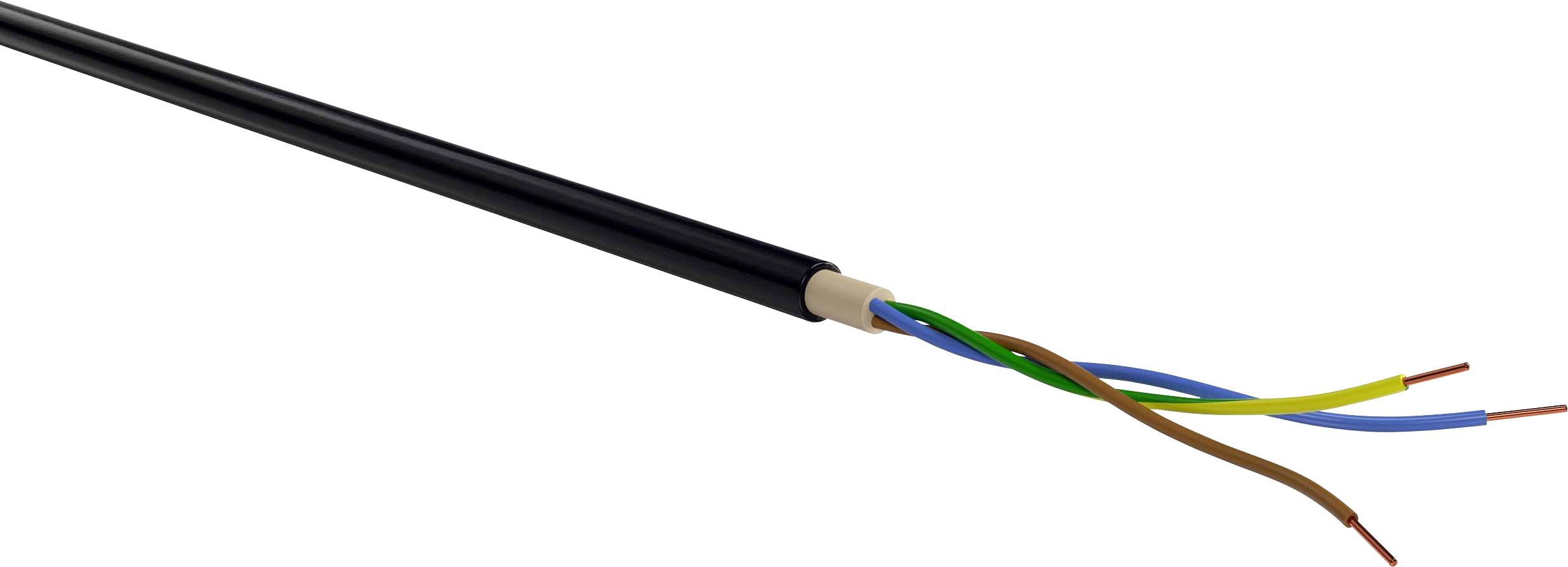 VER NYY-J 3x 1,5RE Eca Ri100 Energieleitung NYY-J 3 x 1.50mm² Schwarz 100m