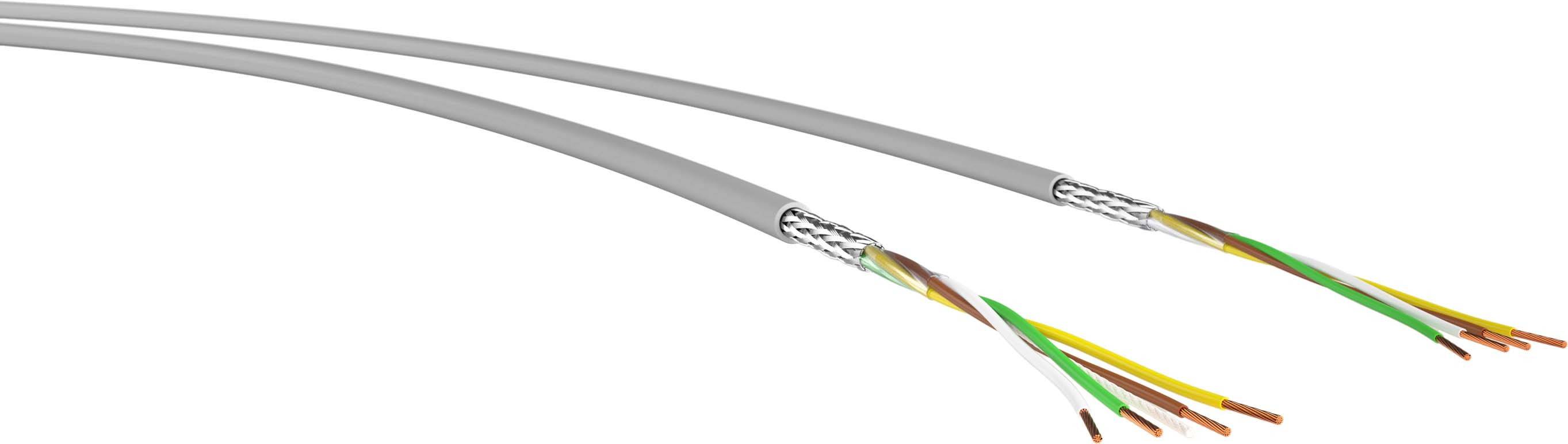 VER LIYCY-OB 4x 0,25 Ri.100 Datenkabel LIYCY-OB 4 x 0.25mm² Grau 100m