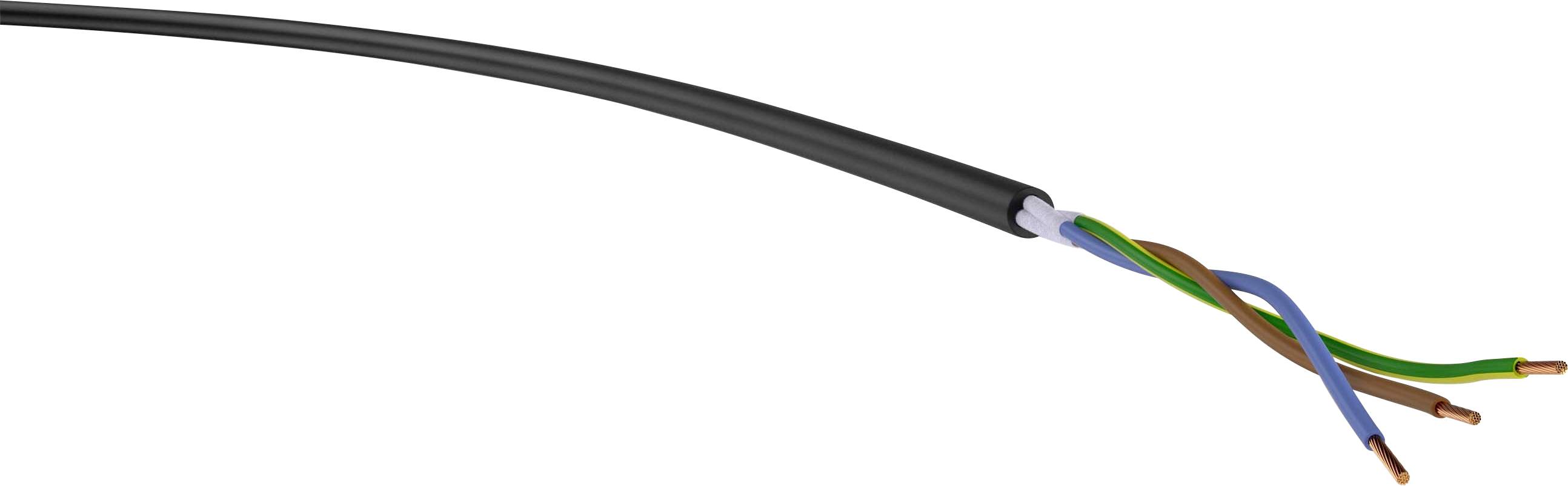 VER H07RN-F 3G 1,5 Tr.500 Energieleitung H07RN-F 3G 1.50mm² Schwarz 500m