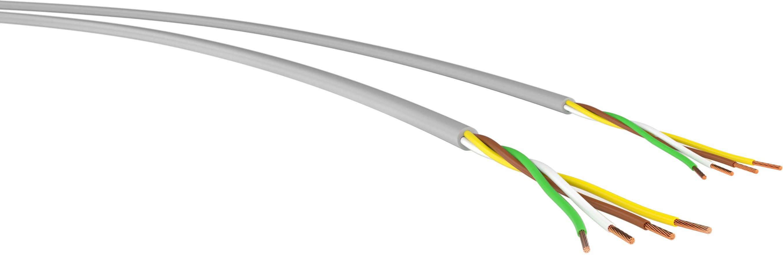 VER LIYY-OB 4x 0,5 Ri.100 Energieleitung LIYY-OB 4 x 0.50mm² Grau 100m