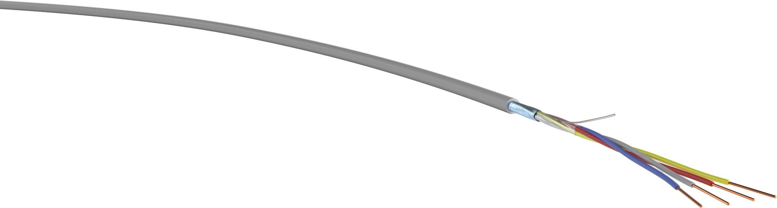 VER JE-Y(ST)Y 4x2x0,8 Ri.100 Datenkabel JE-Y(ST)Y 4 x 2 x 0.8mm² Grau 100m
