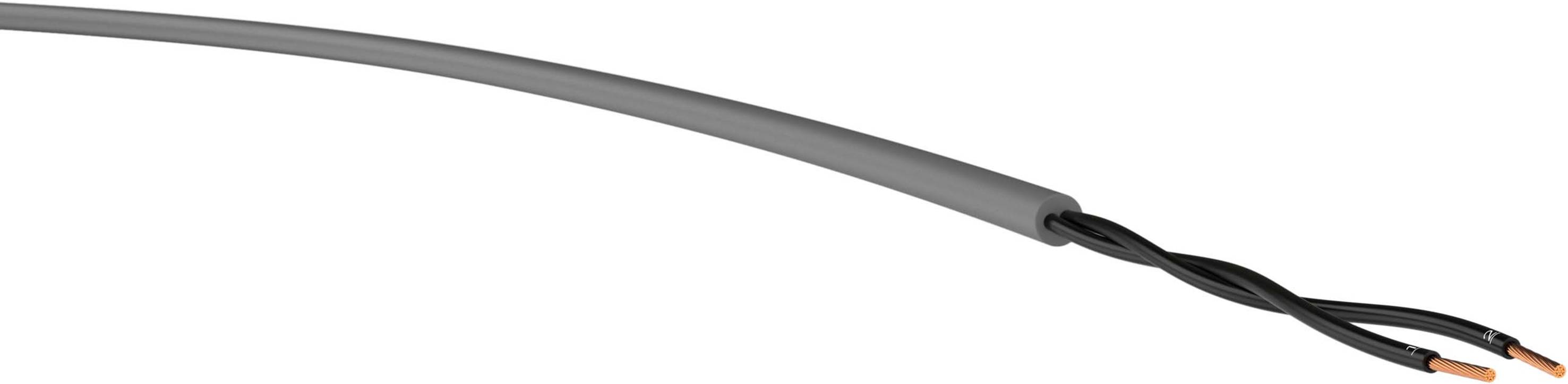 VER YSLY-OZ 2x 1 Ri.100 Energieleitung YSLY-OZ 2 x 1mm² Grau 100m