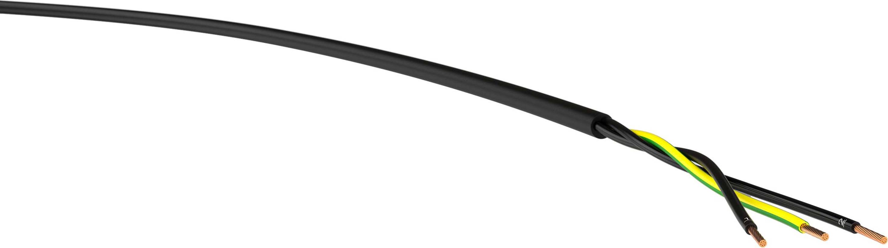 VER YSLY-JZ 3x 1,5swRi.100 Energieleitung YSLY-JZ 3 x 1.50mm² Schwarz 100m