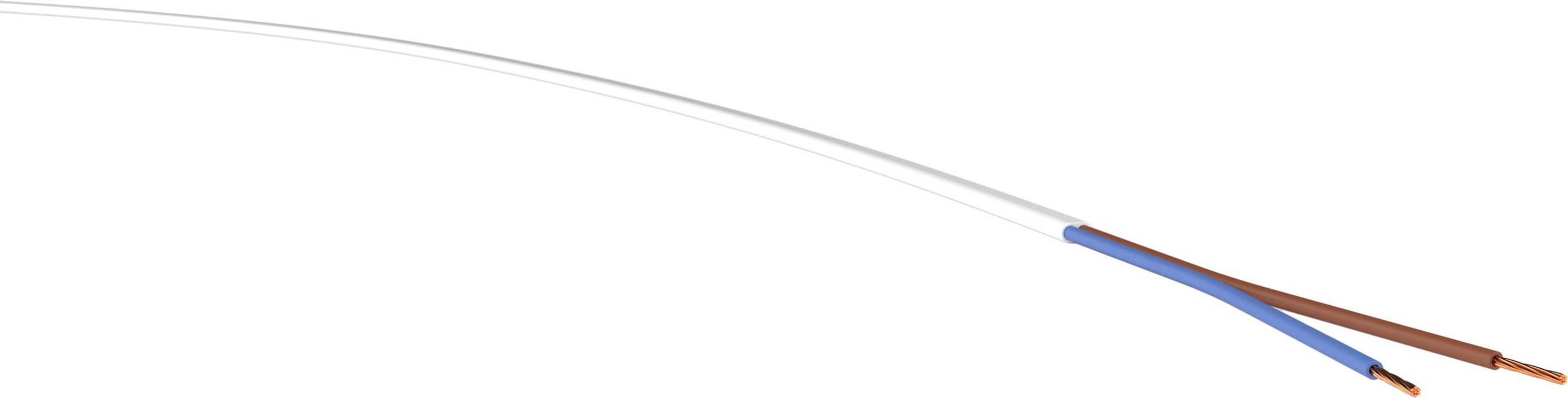 VER H03VVH2-F 2x0,75sw Ri.100 Energieleitung H03VVH2-F 2 x 0.75mm² Schwarz 100m