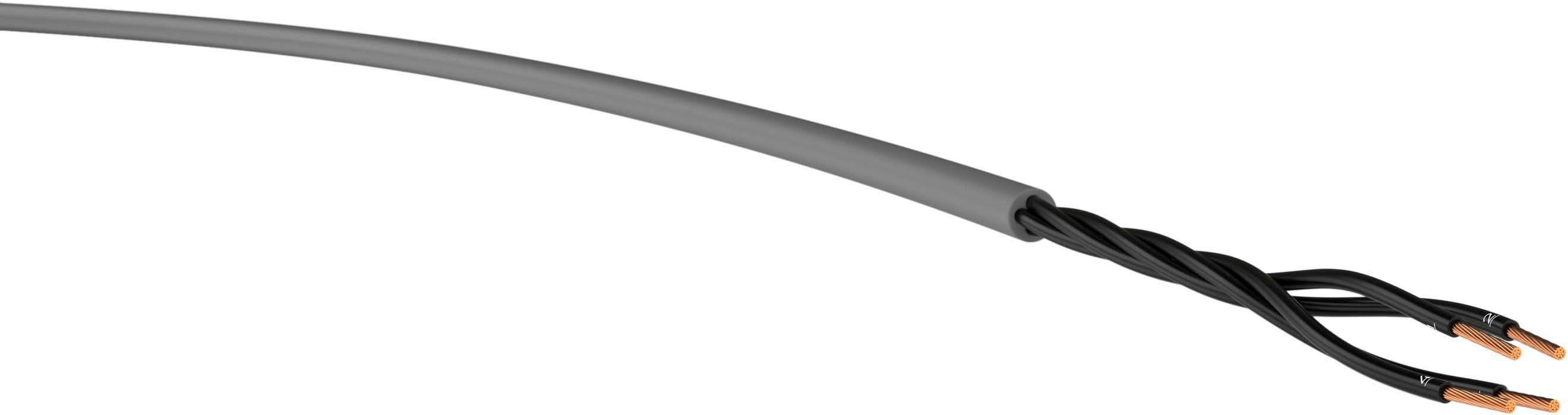 VER YSLY-OZ 4x 1 Ri.100 Energieleitung YSLY-OZ 4 x 1mm² Grau 100m