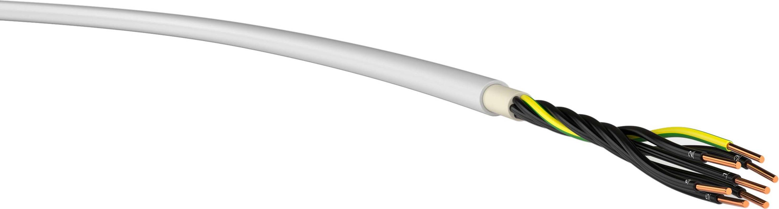 VER NYM-JZ 12x 1,5 Eca Ri100 Energieleitung NYM-JZ 12 x 1.50mm² Grau 100m