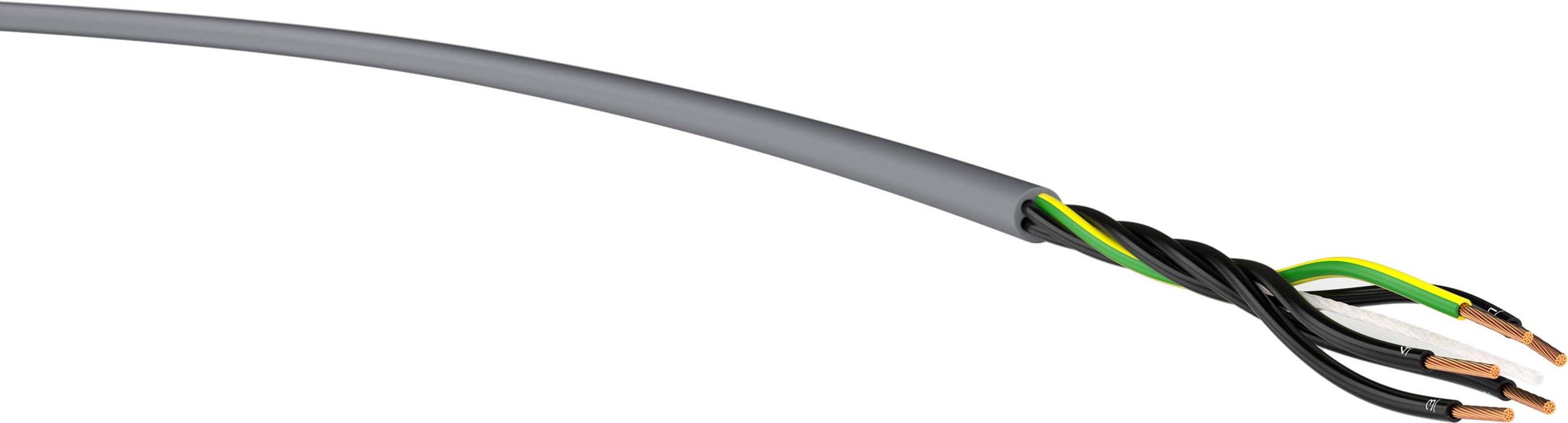 VER YSLY-JZ 5x 2,5 Ri. 50 Energieleitung YSLY-JZ 5 x 2.50mm² Grau 50m