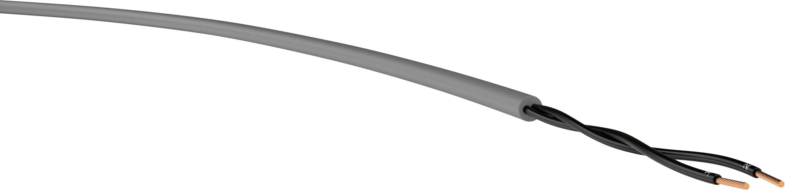VER YSLY-OZ 2x 1,5 Ri.100 Energieleitung YSLY-OZ 2 x 1.50mm² Grau 100m