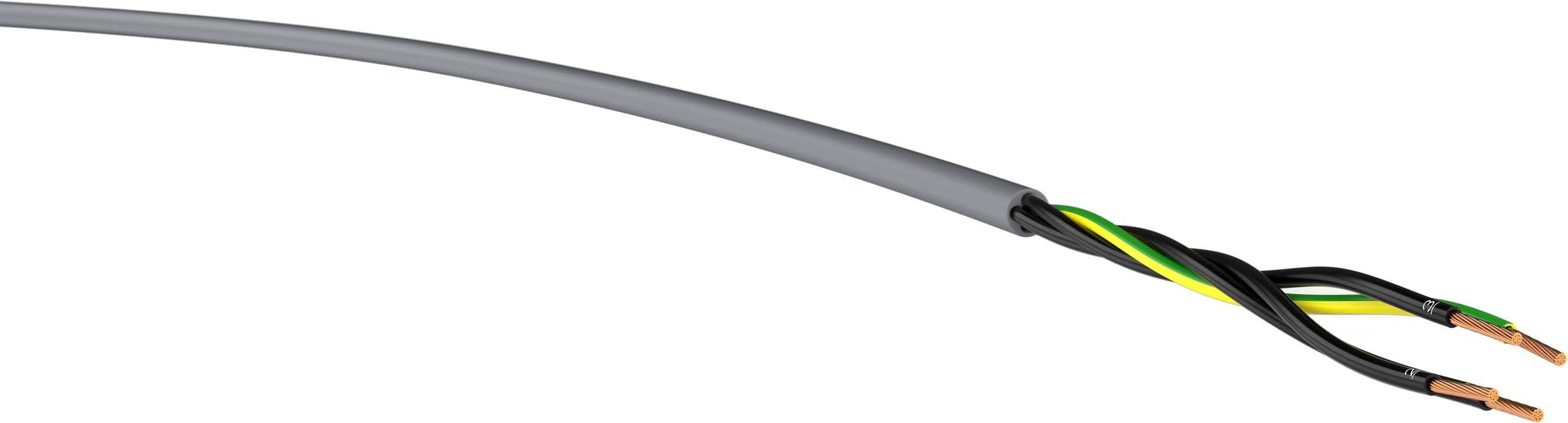 VER YSLY-JZ 4x 0,75 Ri.100 Energieleitung YSLY-JZ 4 x 0.75mm² Grau 100m