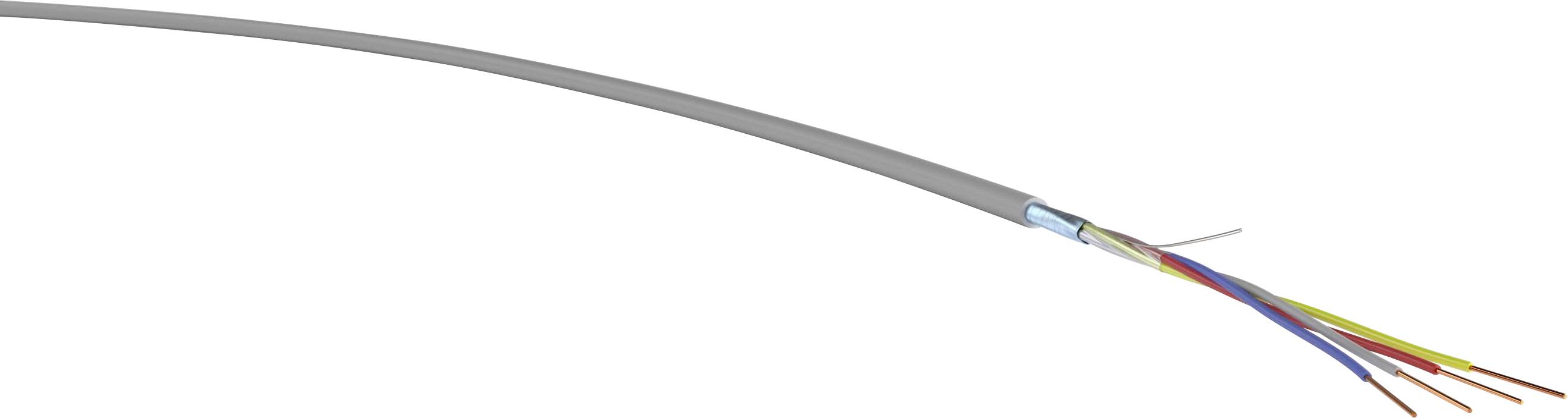 VER JY(ST)Y 2x2x0,8Eca Tr500 Datenkabel JY(ST)Y 2 x 2 x 0.8mm² Grau 500m