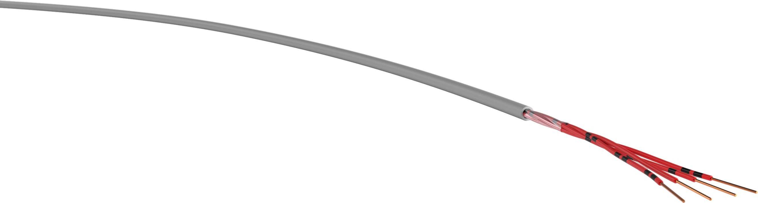 VER J-YY 2x2x0,6ws Eca Ri100 Datenkabel J-YY 2 x 2 x 0.6mm² Weiß 100m