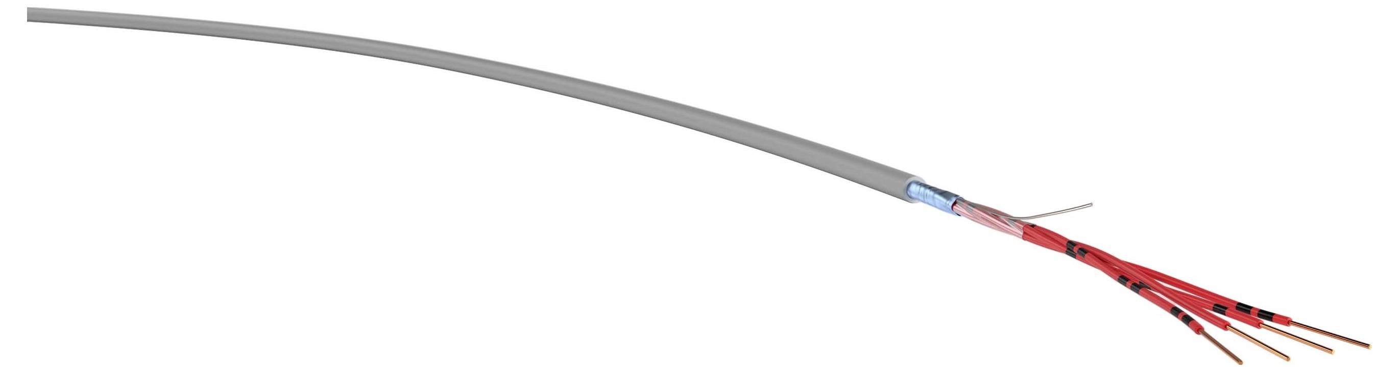 VER JHSTH 2x2x0,8gr Eca T500 Datenkabel JHSTH 2 x 2 x 0.8mm² Grau 500m