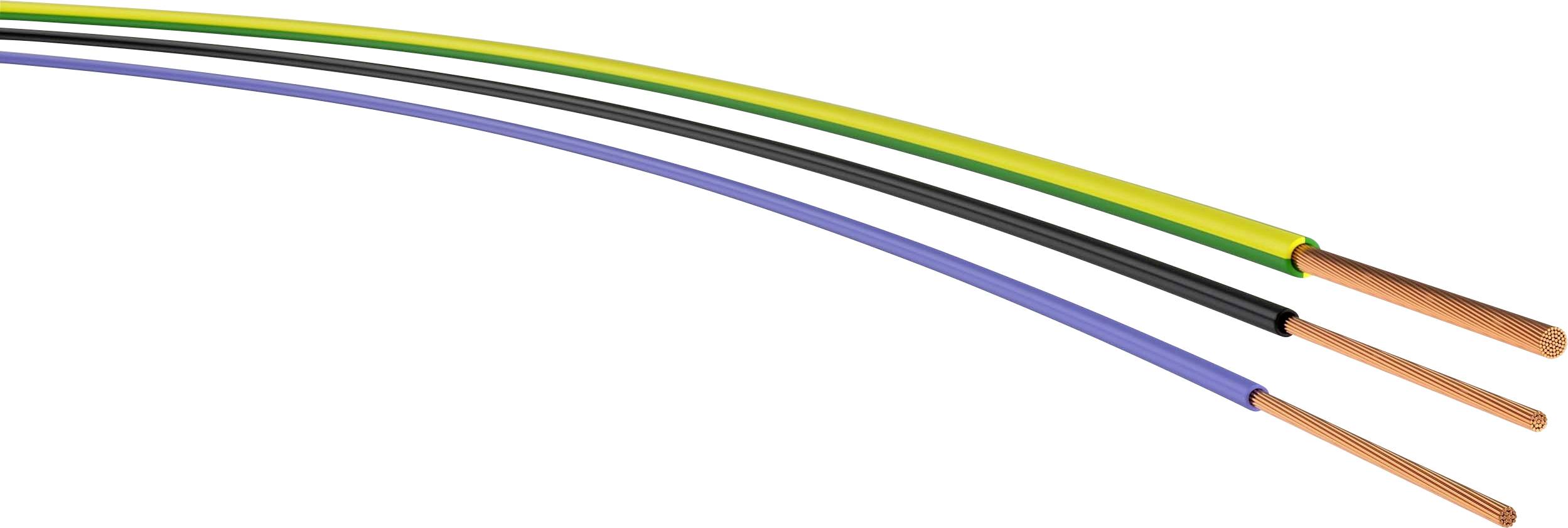 VER H07V-K 25hbl Eca Ri100 Aderleitung H07V-K 1 x 25mm² Hellblau 100m