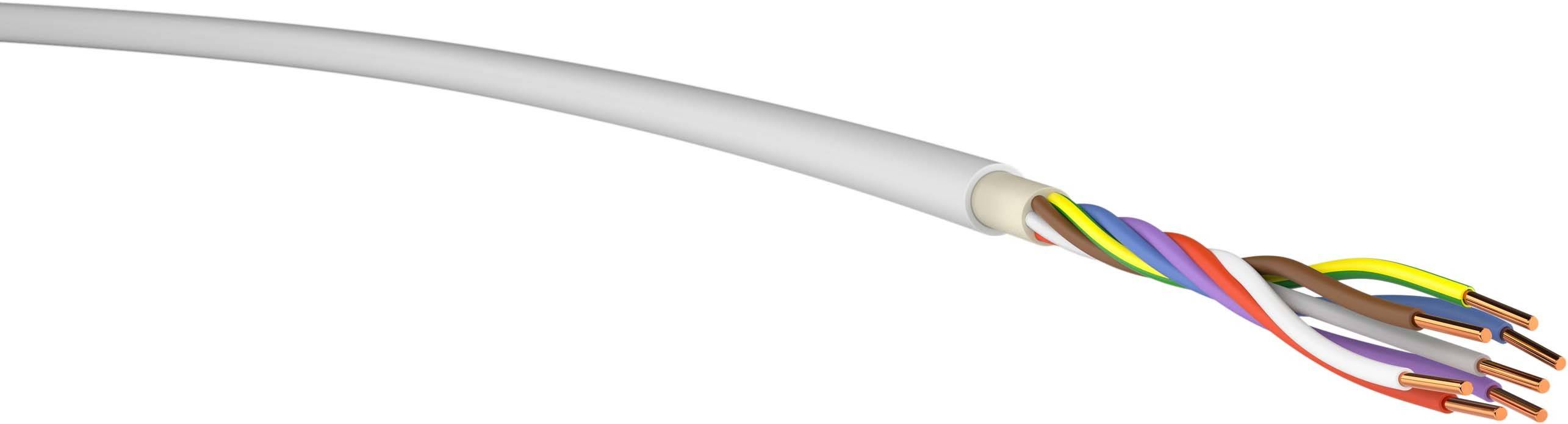 VER NYM-JB 7x 1,5farEca Ri100 Energieleitung NYM-JB 7 x 1.50mm² Grau 100m