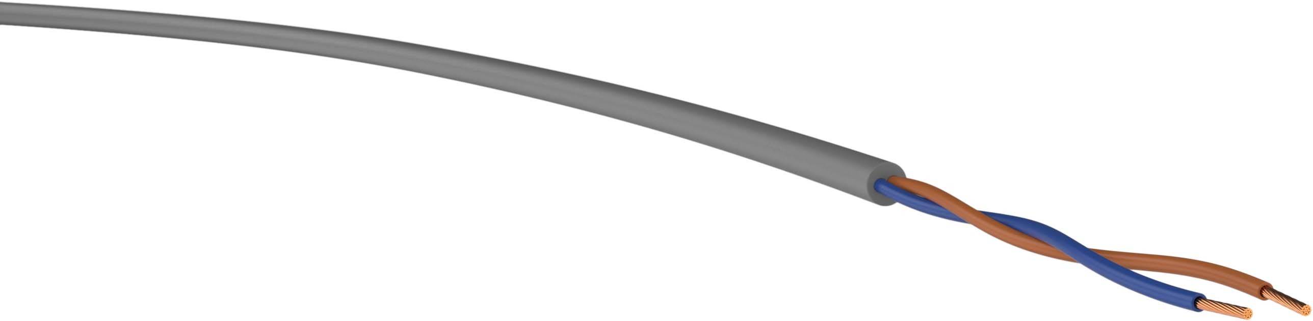 VER YSLY-OB 2x 0,75 Tr.500 Energieleitung YSLY-OB 2 x 0.75mm² Grau 500m