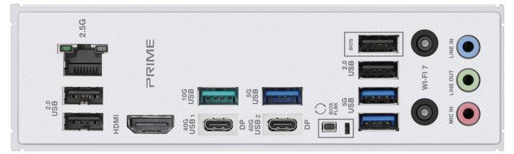 Asus PRIME X870-P WIFI (AM5) (D) Mainboard Sockel (PC) AMD® AM5 Formfaktor (Details) ATX Mainboard-Chipsatz AMD® X870