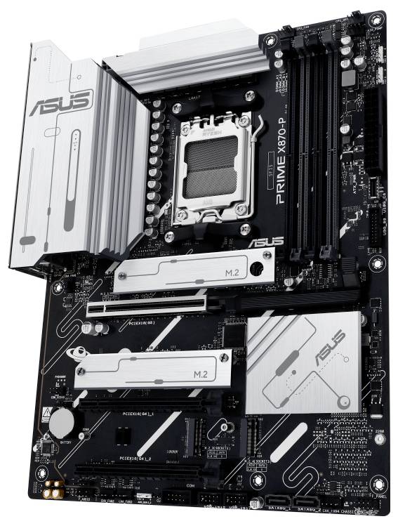 Asus PRIME X870-P (AM5) (D) Mainboard Sockel (PC) AMD® AM5 Formfaktor (Details) ATX Mainboard-Chipsatz AMD® X870