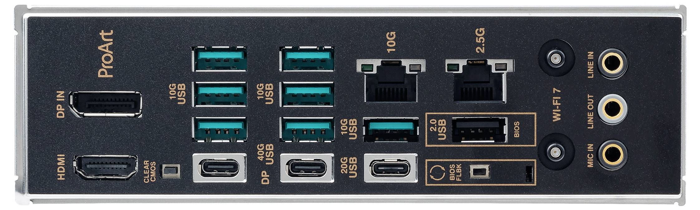 Asus PROART X870E-Creator WIFI (AM5) (D) Mainboard Sockel (PC) AMD® AM5 Formfaktor (Details) ATX Mainboard-Chipsatz AMD® X870