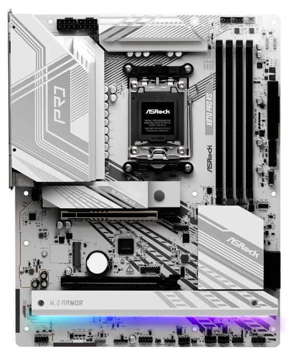 ASRock X870 Pro RS (AM5) Mainboard Sockel (PC) AMD® AM5 Formfaktor (Details) E-ATX Mainboard-Chipsatz AMD® X870