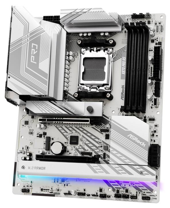 ASRock X870 Pro RS (AM5) Mainboard Sockel (PC) AMD® AM5 Formfaktor (Details) E-ATX Mainboard-Chipsatz AMD® X870